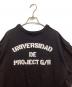 中古・古着 PROJECT G/R (プロジェクト ジーアール) “UNIVERSIDAD” BLACK GRAILZ TEE ブラック サイズ:1：9000円