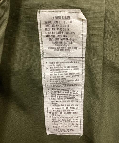US ARMY（ユーエスアーミー）US ARMY (ユーエスアーミー) M65フィールドジャケット グリーン サイズ:ＸＳの古着・服飾アイテム