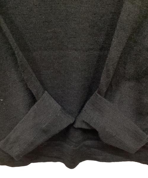 JOHN SMEDLEY（ジョンスメドレー）JOHN SMEDLEY (ジョンスメドレー) ヘンリーネックニット ブラック サイズ:Ｓの古着・服飾アイテム