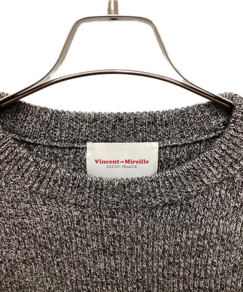 VINCENT ET MIREILLE（ヴァンソンエミレイユ）VINCENT ET MIREILLE (ヴァンソンエミレイユ) 8GG AZE ニット グレー サイズ:42の古着・服飾アイテム