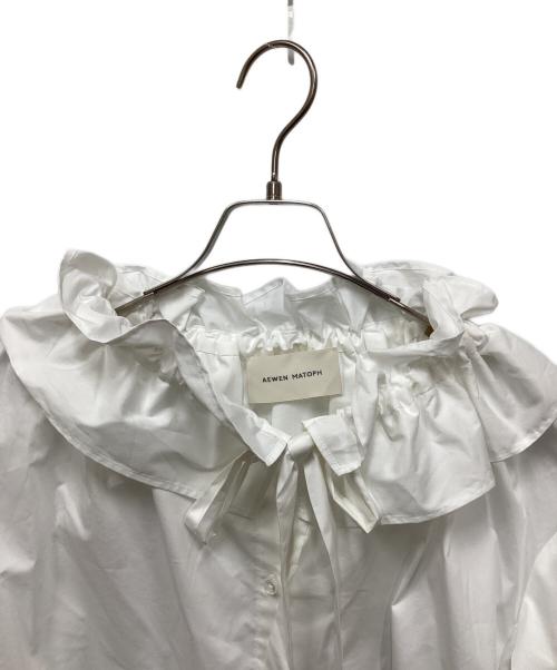 AEWEN MATOPH（イウエン マトフ）AEWEN MATOPH (イウエン マトフ) フリルリボンブラウス ホワイト サイズ:表記なし(実寸をご確認ください)の古着・服飾アイテム