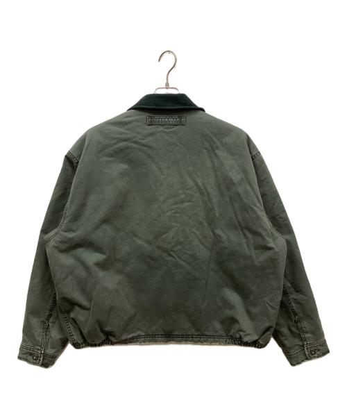 NAUTICA（ノーティカ）NAUTICA (ノーティカ) Garments Dyed Chino Zip Blouson/ガーメントダイチノジップブルゾン グリーン サイズ:Lの古着・服飾アイテム