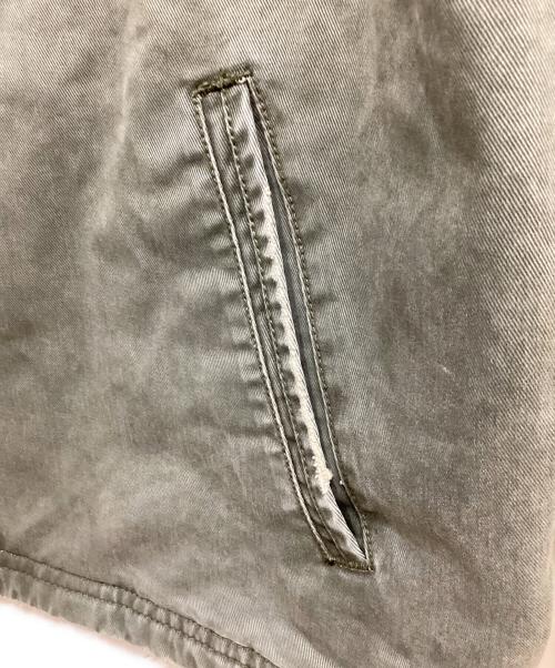 NAUTICA（ノーティカ）NAUTICA (ノーティカ) Garments Dyed Chino Zip Blouson/ガーメントダイチノジップブルゾン グリーン サイズ:Lの古着・服飾アイテム