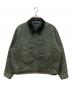 NAUTICA（ノーティカ）の古着「Garments Dyed Chino Zip Blouson/ガーメントダイチノジップブルゾン」｜グリーン