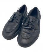 VANSヴァンズ）の古着「2 EYELET モカシン/2アイレット」｜ブラック