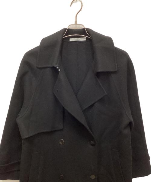 theory luxe（セオリーリュクス）theory luxe (セオリーリュクス) カシミヤ混リバーコート ブラック サイズ:36の古着・服飾アイテム