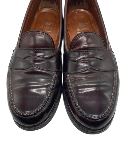 Alden（オールデン）Alden (オールデン) 986 コードバンペニーローファー ブラウン サイズ:6 1/2EE ヴァンラストの古着・服飾アイテム