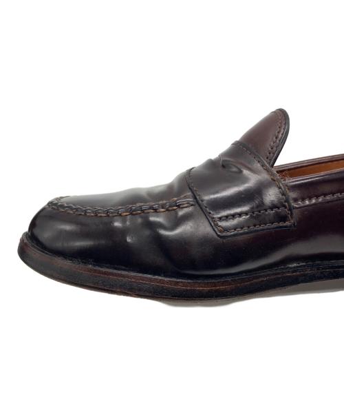 Alden（オールデン）Alden (オールデン) 986 コードバンペニーローファー ブラウン サイズ:6 1/2EE ヴァンラストの古着・服飾アイテム