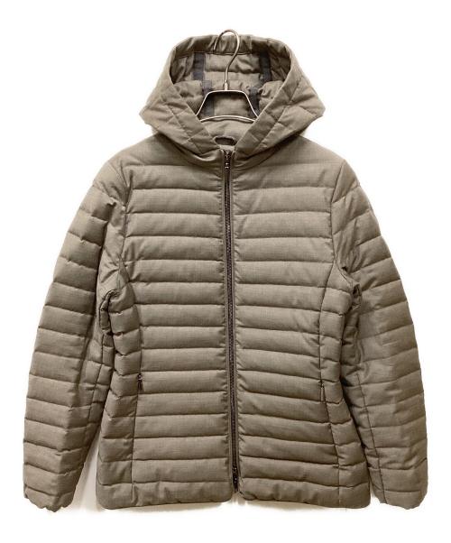 MOORER（ムーレー）MOORER (ムーレー) カシミヤ混ダウンジャケット ブラウン サイズ:40の古着・服飾アイテム