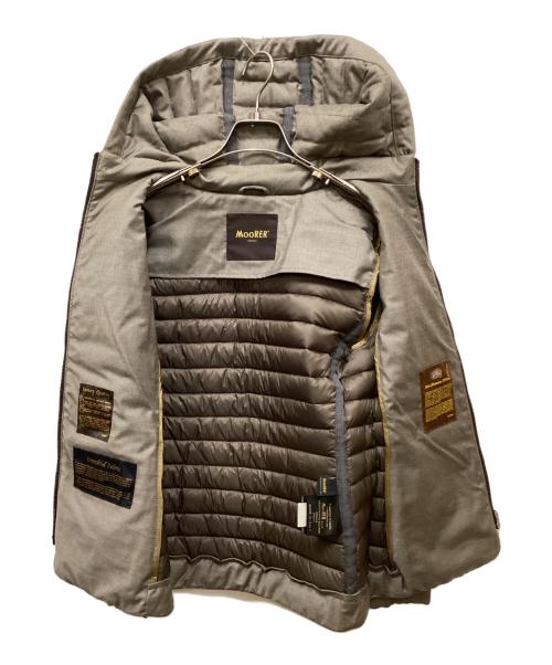 MOORER（ムーレー）MOORER (ムーレー) カシミヤ混ダウンジャケット ブラウン サイズ:40の古着・服飾アイテム