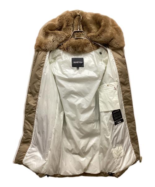 DUVETICA（デュベティカ）DUVETICA (デュベティカ) ラビットファーダウンコート ブラウン サイズ:42の古着・服飾アイテム