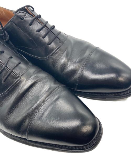 SCOTCH GRAIN（スコッチグレイン）SCOTCH GRAIN (スコッチグレイン) プレーントゥシューズ ブラック サイズ: 27cmの古着・服飾アイテム