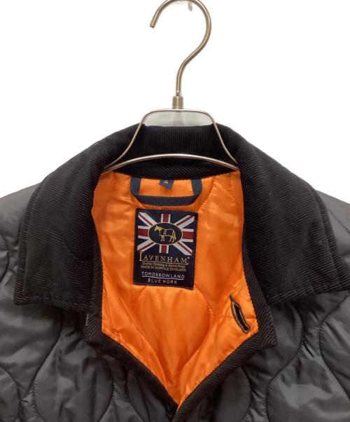 LAVENHAM（ラベンハム）LAVENHAM (ラベンハム) キルティングコート ブラック サイズ:36の古着・服飾アイテム