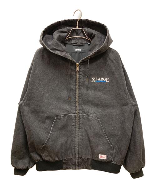X-LARGE（エクストララージ）X-LARGE (エクストララージ) デニムアクティブジャケット ブラック サイズ:34の古着・服飾アイテム