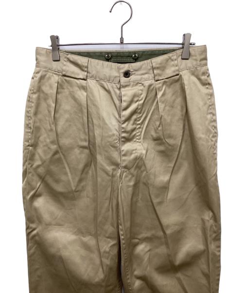 NIGEL CABOURN（ナイジェルケーボン）NIGEL CABOURN (ナイジェルケーボン) フレンチミリタリー・M-52パンツ ベージュ サイズ:34の古着・服飾アイテム