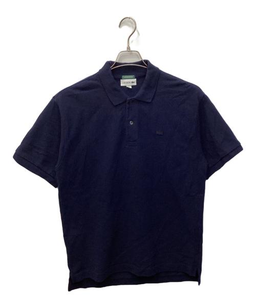 LACOSTE（ラコステ）LACOSTE (ラコステ) JOURNAL STANDARD (ジャーナルスタンダード) 別注ヘビーピケポロシャツ ネイビー サイズ:Mの古着・服飾アイテム