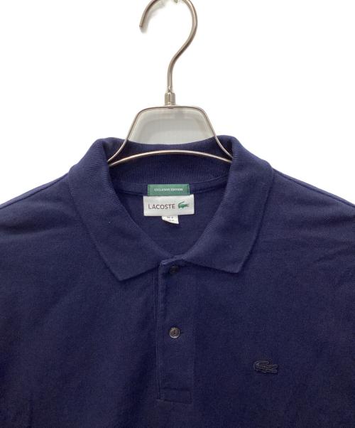 LACOSTE（ラコステ）LACOSTE (ラコステ) JOURNAL STANDARD (ジャーナルスタンダード) 別注ヘビーピケポロシャツ ネイビー サイズ:Mの古着・服飾アイテム