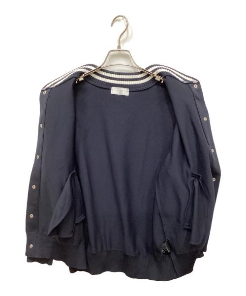 IENA（イエナ）IENA (イエナ) スタジアムニットブルゾン ネイビー サイズ:Freeの古着・服飾アイテム