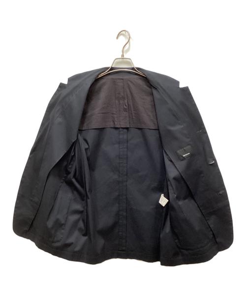 08sircus（ゼロエイトサーカス）08sircus (ゼロエイトサーカス) Supima cotton gaberdine jacket ネイビー サイズ:6の古着・服飾アイテム