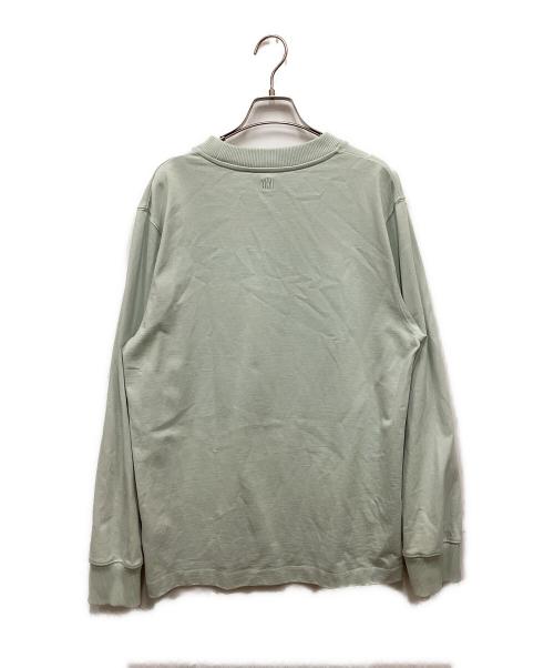 AMI Alexandre Mattiussi（アミアレクサンドルマテュッシ）AMI Alexandre Mattiussi (アミアレクサンドルマテュッシ) ロゴ刺繍カットソー グリーン サイズ:Lの古着・服飾アイテム