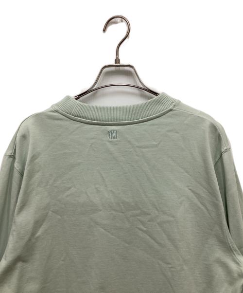 AMI Alexandre Mattiussi（アミアレクサンドルマテュッシ）AMI Alexandre Mattiussi (アミアレクサンドルマテュッシ) ロゴ刺繍カットソー グリーン サイズ:Lの古着・服飾アイテム