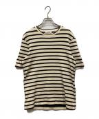 JIL SANDER+ジルサンダープラス）の古着「ボーダーTシャツ」｜アイボリー