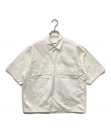 JIL SANDER　ジルサンダー　シャツ　ホワイト　半袖　39 中古・古着通販】JIL SANDER (ジルサンダー) 半袖シャツ