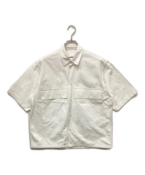 JIL SANDER（ジルサンダー）JIL SANDER (ジルサンダー) 半袖シャツ ホワイト サイズ:39の古着・服飾アイテム