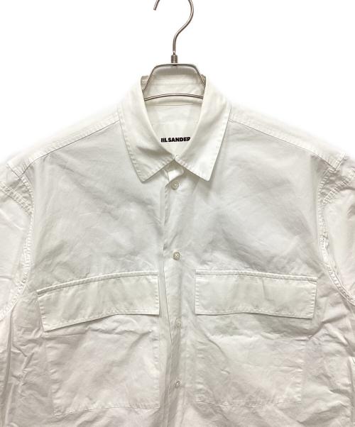 JIL SANDER（ジルサンダー）JIL SANDER (ジルサンダー) 半袖シャツ ホワイト サイズ:39の古着・服飾アイテム