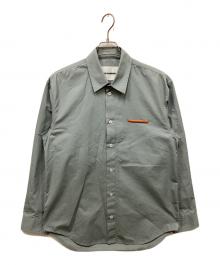 JIL SANDER（ジルサンダー）の古着「NEVER FADE AWAY/プレートシャツ」｜グレー