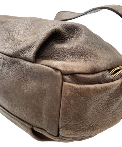 FURLA（フルラ）FURLA (フルラ) チェーンハンドルレザーショルダーバッグ ブラウンの古着・服飾アイテム