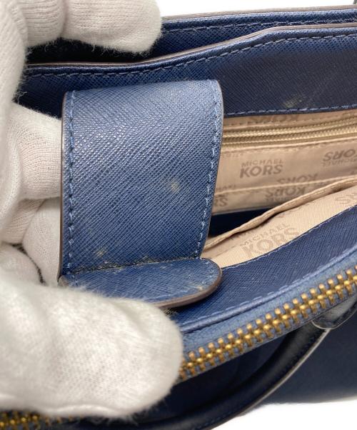 MICHAEL KORS（マイケル・コース）MICHAEL KORS (マイケル・コース) 2WAYバッグ ネイビーの古着・服飾アイテム