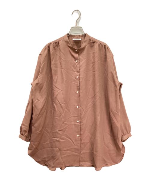 IENA（イエナ）IENA (イエナ) ウールビエラ ロングシャツ ピンク サイズ:FREEの古着・服飾アイテム