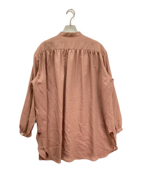 IENA（イエナ）IENA (イエナ) ウールビエラ ロングシャツ ピンク サイズ:FREEの古着・服飾アイテム