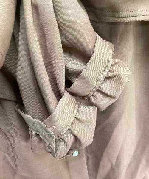 IENA（イエナ）IENA (イエナ) ウールビエラ ロングシャツ ピンク サイズ:FREEの古着・服飾アイテム