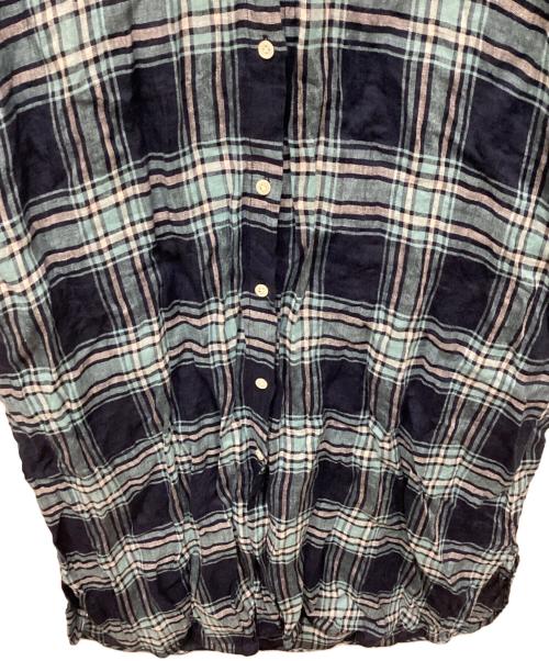 UNTITLED（アンタイトル）UNTITLED (アンタイトル) リネンワンピース ブルー サイズ:2の古着・服飾アイテム