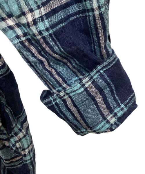UNTITLED（アンタイトル）UNTITLED (アンタイトル) リネンワンピース ブルー サイズ:2の古着・服飾アイテム