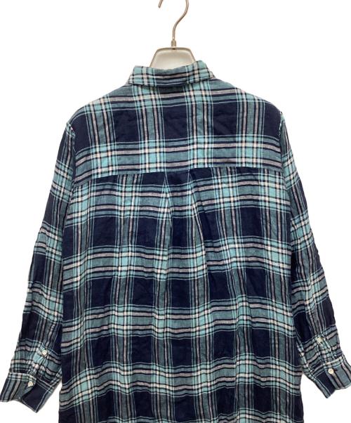 UNTITLED（アンタイトル）UNTITLED (アンタイトル) リネンワンピース ブルー サイズ:2の古着・服飾アイテム