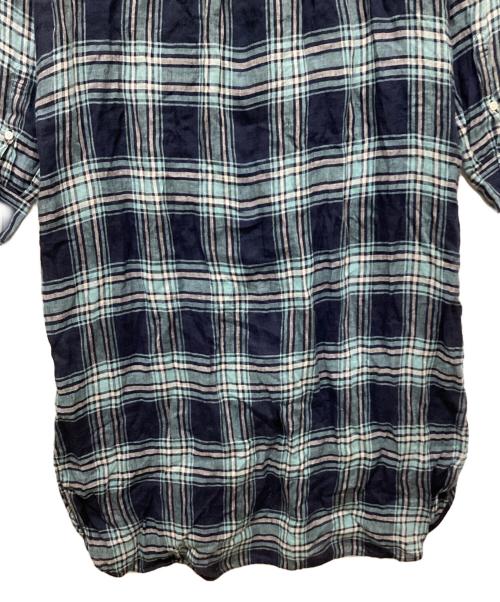 UNTITLED（アンタイトル）UNTITLED (アンタイトル) リネンワンピース ブルー サイズ:2の古着・服飾アイテム