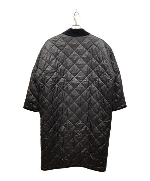 mizuiro-ind（ミズイロインド）mizuiro-ind (ミズイロインド) 内ボアキルティングコート ブラック サイズ:表記なし(実寸をご確認ください)の古着・服飾アイテム