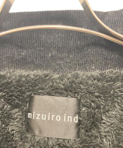 mizuiro-ind（ミズイロインド）mizuiro-ind (ミズイロインド) 内ボアキルティングコート ブラック サイズ:表記なし(実寸をご確認ください)の古着・服飾アイテム