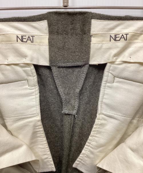 NEAT（ニート）NEAT (ニート) ウール2タックスラックス グリーン サイズ:44の古着・服飾アイテム