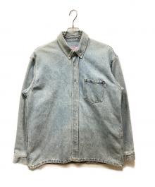 MARTINE ROSE（マーティン・ローズ）の古着「YALTA SHIRT デニムシャツ」｜インディゴ