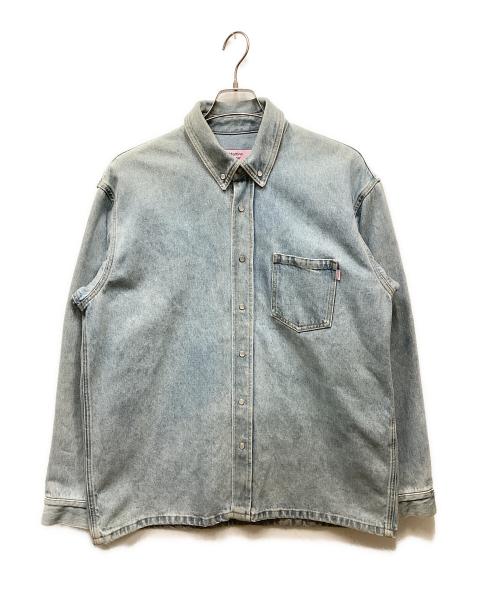 MARTINE ROSE（マーティン・ローズ）MARTINE ROSE (マーティン・ローズ) YALTA SHIRT デニムシャツ インディゴ サイズ:Sの古着・服飾アイテム