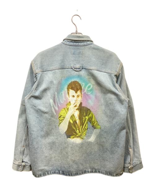 MARTINE ROSE（マーティン・ローズ）MARTINE ROSE (マーティン・ローズ) YALTA SHIRT デニムシャツ インディゴ サイズ:Sの古着・服飾アイテム