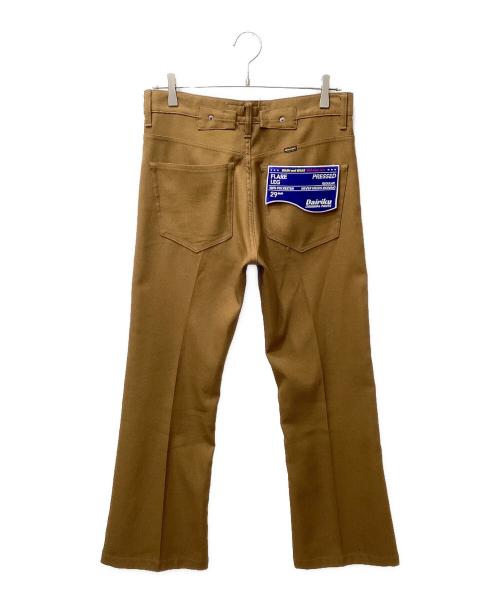 DAIRIKU（ダイリク）DAIRIKU (ダイリク) Flasher Pressed Pants ブラウン サイズ:29の古着・服飾アイテム