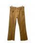 DAIRIKU（ダイリク）の古着「Flasher Pressed Pants」｜ブラウン