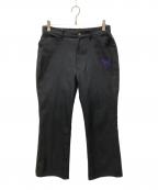 Needlesニードルズ）の古着「パピヨン刺繍ブーツカットパンツ」｜ブラック