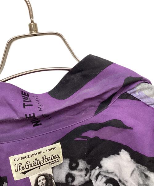 WACKO MARIA（ワコマリア）WACKO MARIA (ワコマリア) ボブ・マーリーS/S ハワイアン シャツ パープル サイズ:Lの古着・服飾アイテム