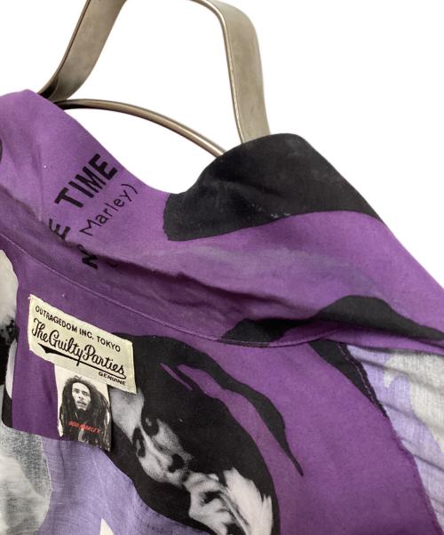 WACKO MARIA（ワコマリア）WACKO MARIA (ワコマリア) ボブ・マーリーS/S ハワイアン シャツ パープル サイズ:Lの古着・服飾アイテム